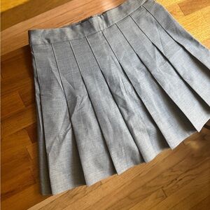 Sunday Best Olive Micro Pleated Skirt
